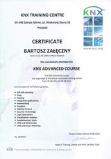 Certyfikat KNX Advanced
