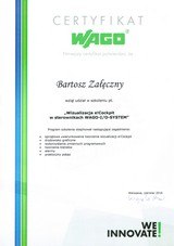 Certyfikat WAGO - Wizualizacja e!Cockpit